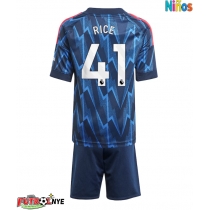 Camiseta Arsenal Declan Rice #41 Visitante Equipación para niños 2025-26 manga corta (+ pantalones cortos)